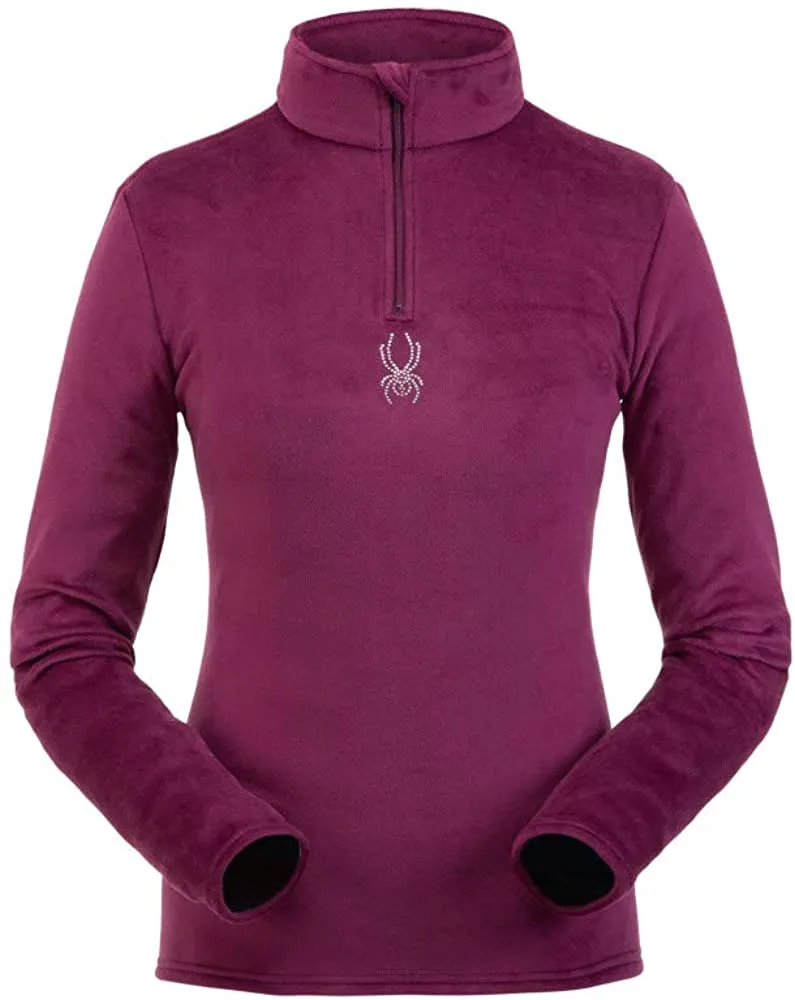 Spyder Women's Shimmer Bug 1/2 Zip Turtleneck Pullover