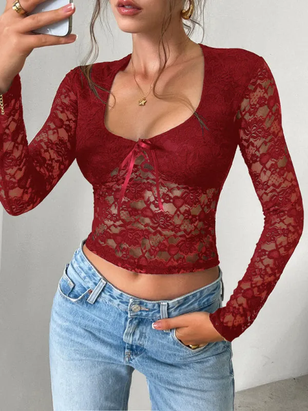 Trendy Victorian Lace Top for Chic Date Nights & Events