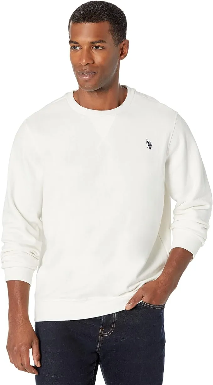 U.S. Polo Assn. Long Sleeve Popover Crew Neck Fleece Sweatshirt