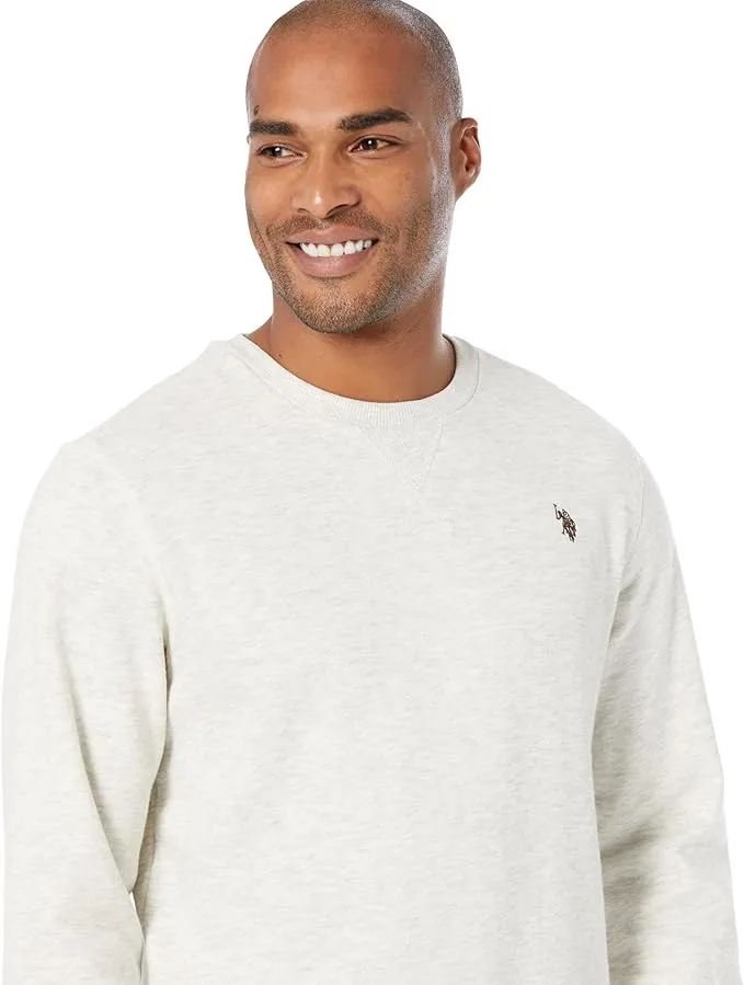 U.S. Polo Assn. Long Sleeve Popover Crew Neck Fleece Sweatshirt