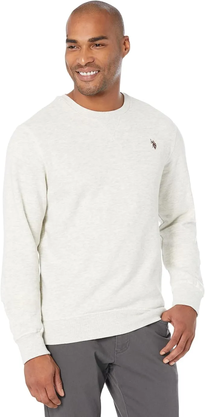 U.S. Polo Assn. Long Sleeve Popover Crew Neck Fleece Sweatshirt