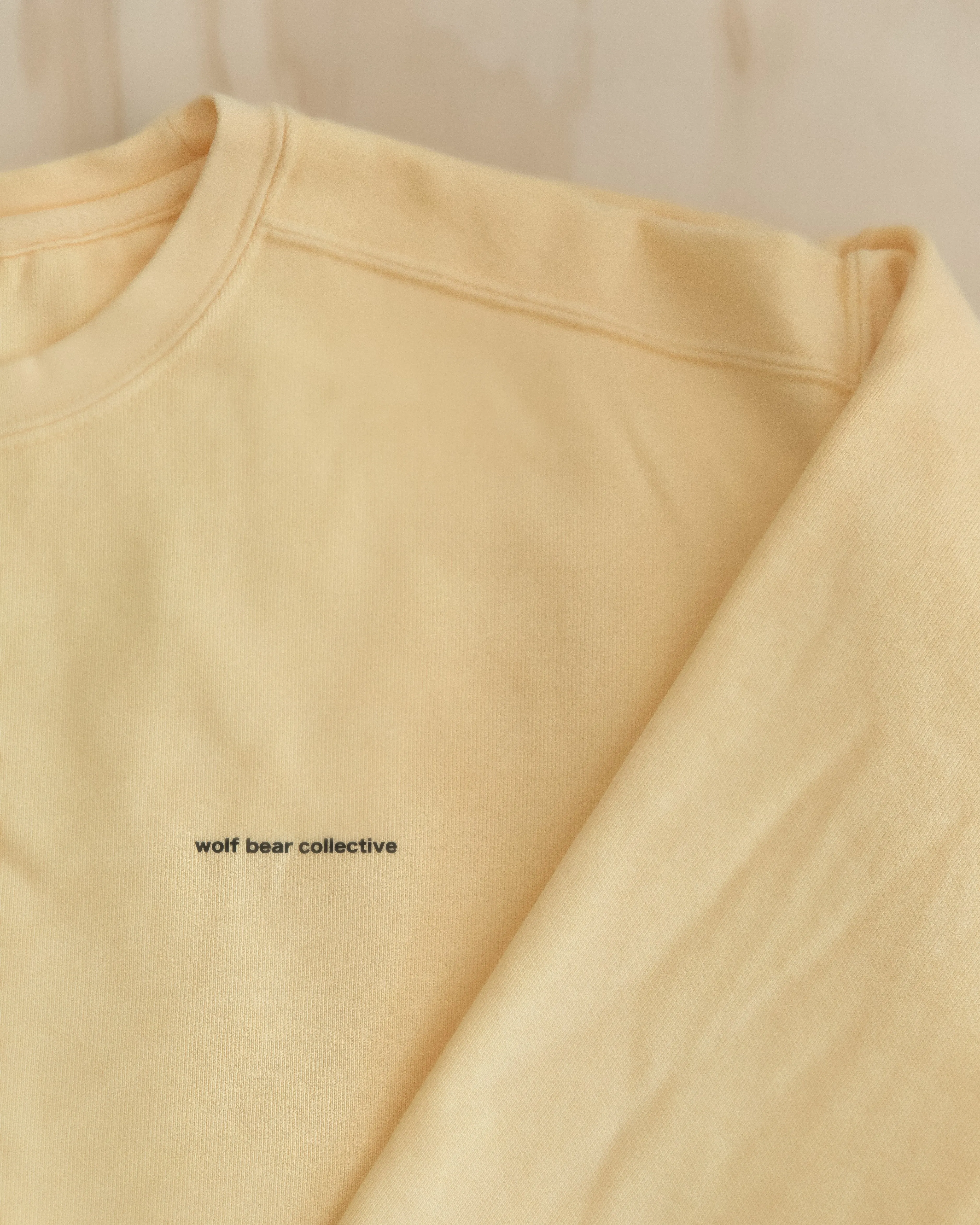 vintage staple unisex crew // butter