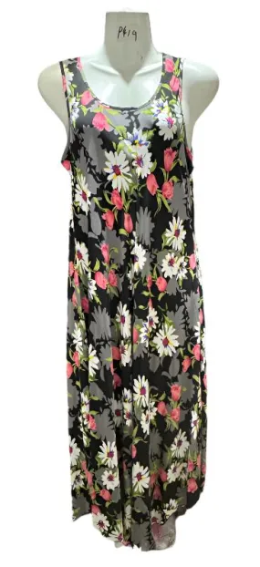 Women Rayon Floral Dresses Wholesale