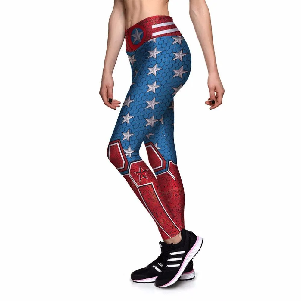 WONDER WOMAN Retro Compression Leggings