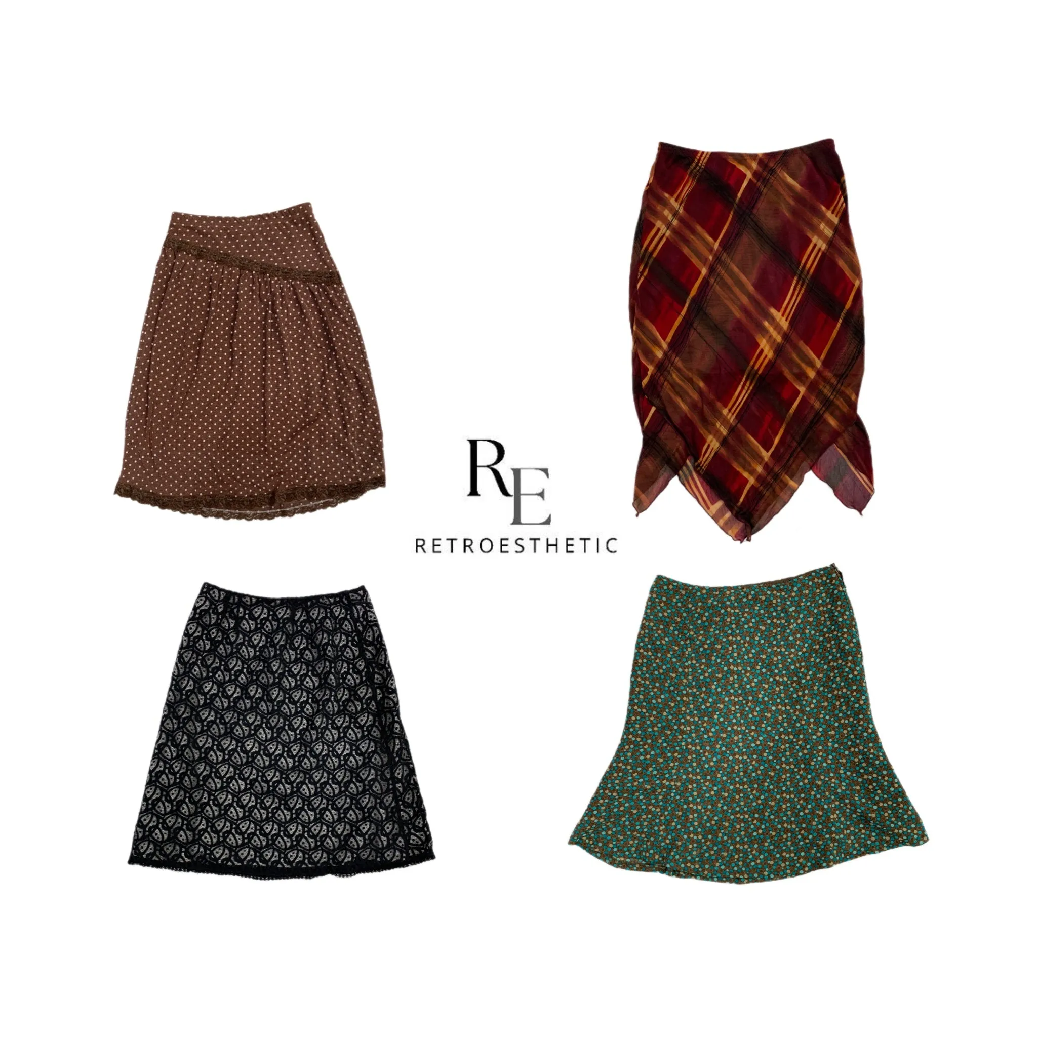 Y2K Printed Skirts (SR-129)